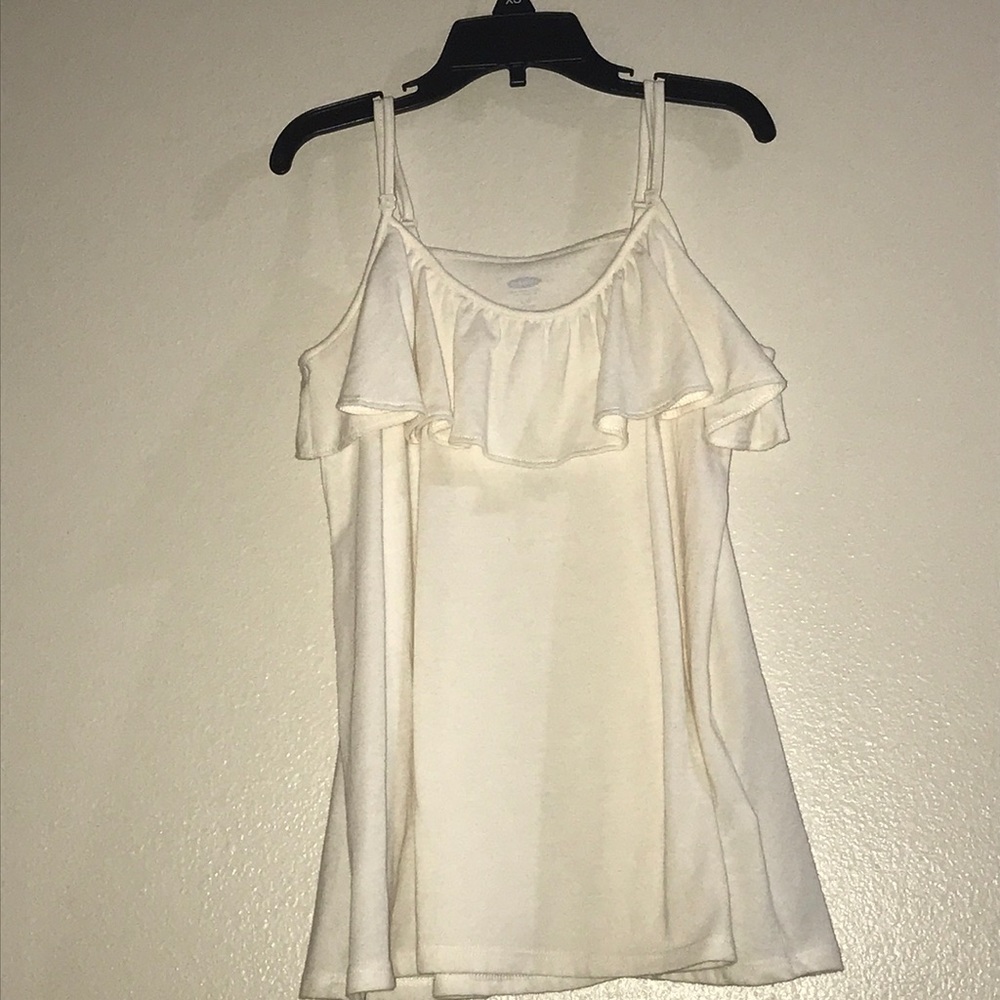 Cream Tank Top